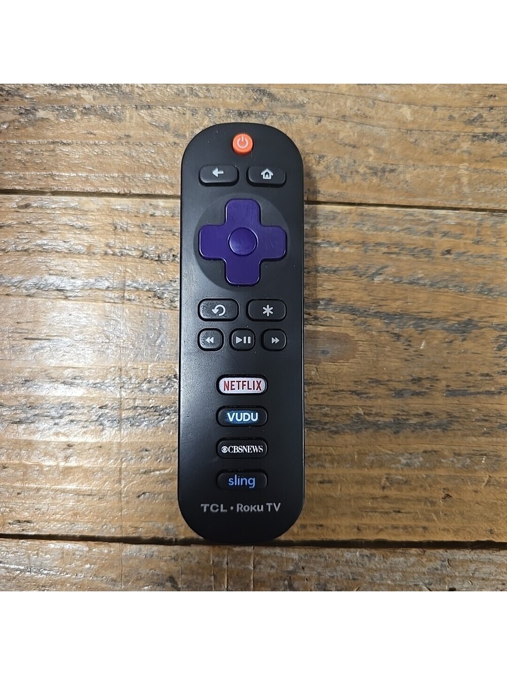 TCL Roku TV Remote Control Wireless Black Compatible with Roku TV - Picture 1 of 3